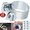10PCS Mini Hose Clamps – Fuel Line & Pipe Clips Set Hose Clamps Babs 16mm-18mm