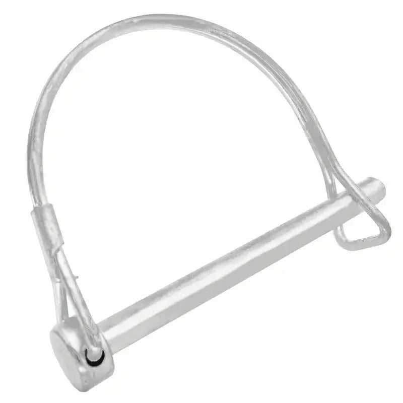 D-Ring Snap Pin Lock – Stainless Steel Trailer Coupler Hitch Hook Trailer Hitch Pin Babs