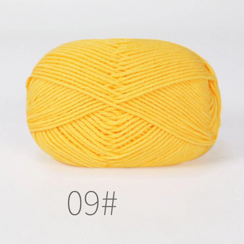10 Balls 500g Soft Milk Cotton Yarn for Knitting & Crochet