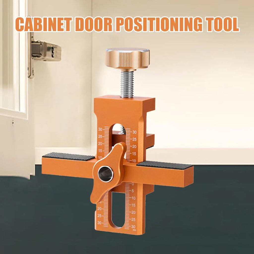 Cabinet Door Mounting Jig – Adjustable Aluminum Positioner Woodworking Jig Tool Babs