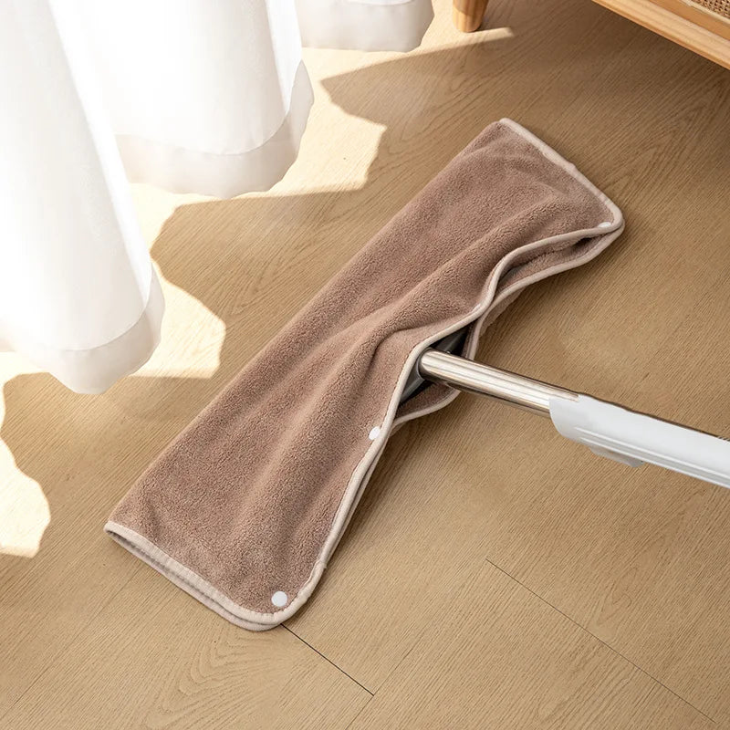2PCS Coral Velvet Mop Replacement Pads – Thick & Absorbent Mop Replacement Pad Babs