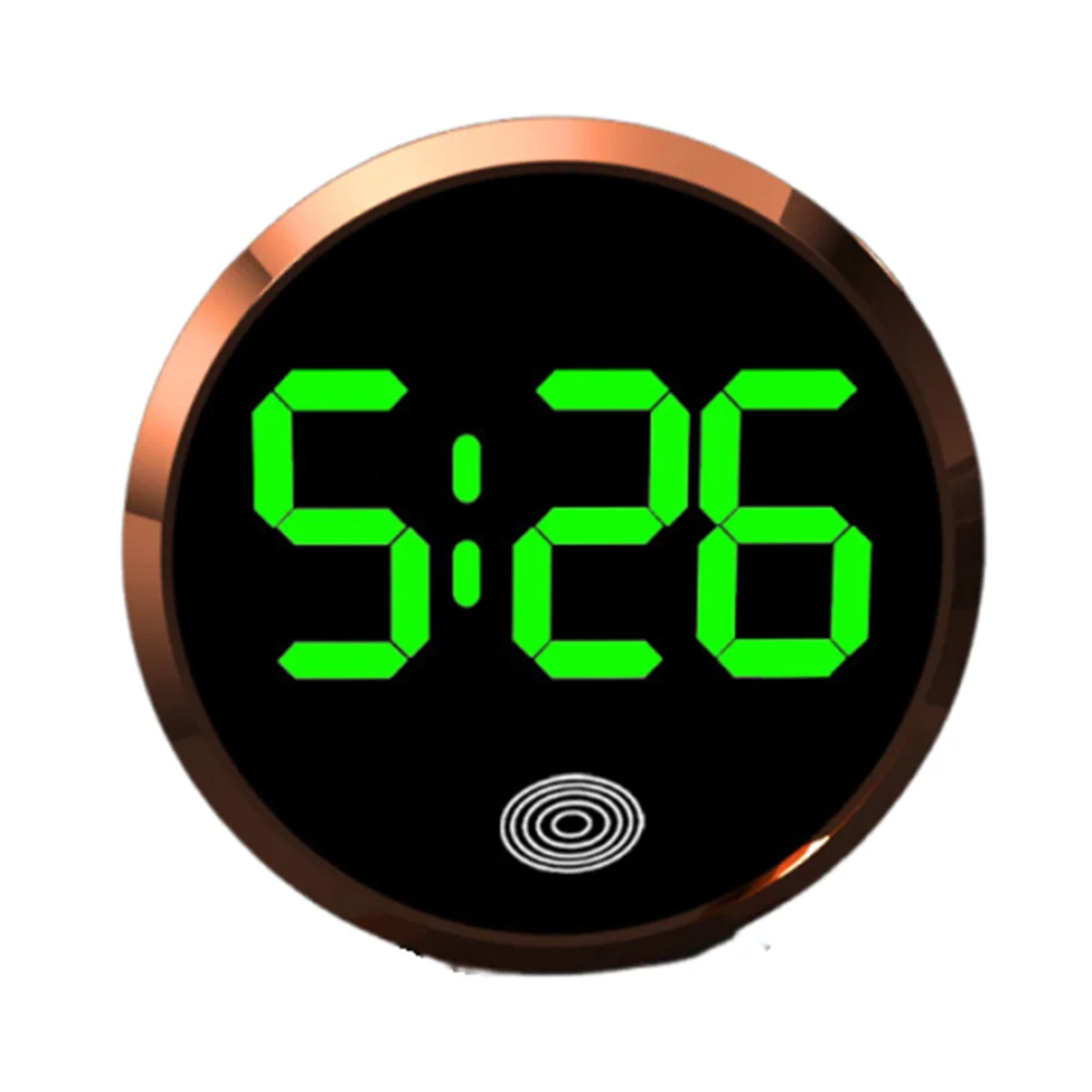 Touch-Activated LED Car Dashboard Clock – Mini Digital Clock Car Dashboard Clock Babs B- Green Light