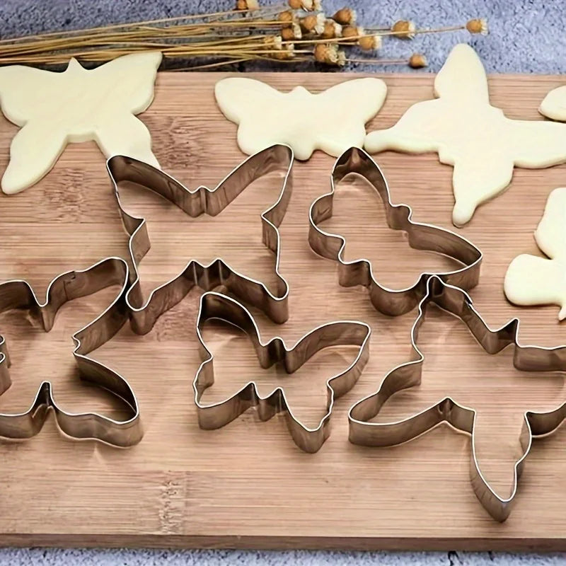 Butterfly Cookie Cutters – Stainless Steel Baking Molds Set Cookie Cutter Set Babs