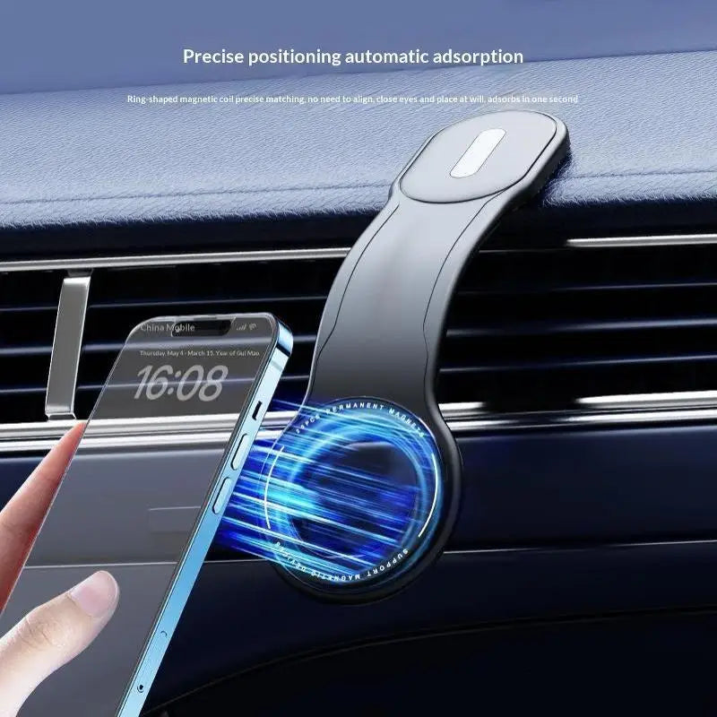 Flexible Magnetic Car Phone Mount – 360° Memory Metal Arm Car Phone Mount Babs