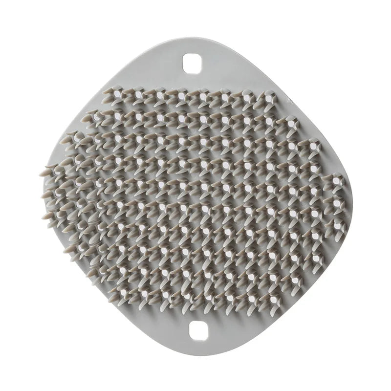 Silicone Kitchen Scrub Brush – Fruit, Vegetable & Dish Cleaner Silicone Cleaning Brush Babs GRAY