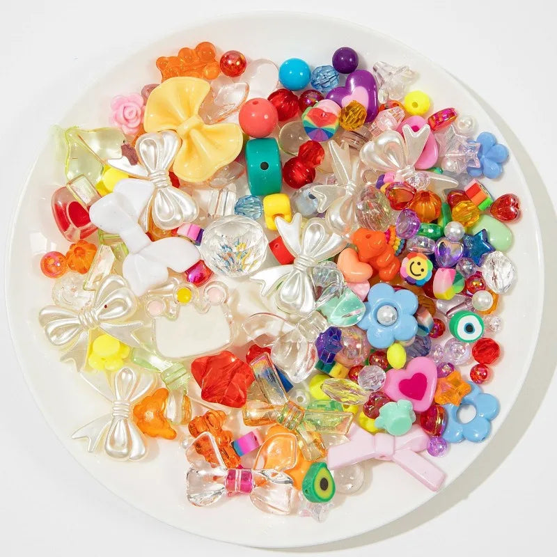 Mixed Acrylic Loose Beads – DIY Bracelet & Jewelry Making Kit DIY Jewelry Beads Babs