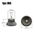 M6/M8 Rubber Foot Pad for Air Compressors – Non-Slip Compressor Foot Pad Babs M6
