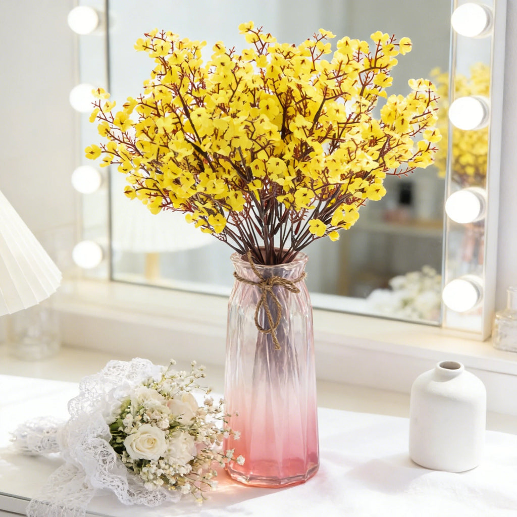 Artificial Silk Gypsophila Flowers – Wedding & Home Décor Artificial Flower Bouquet Babs