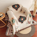 Aztec Boho Throw Blanket with Fringe – Southwestern Geometric Boho Throw Blanket Babs Sucre 90x150cm