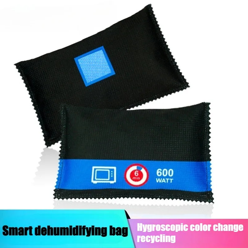 2-Pack Color Changing Silica Gel Desiccant Moisture Absorber Bags Moisture Absorber Bags Babs