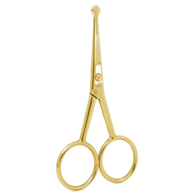 Round-Tip Safety Scissors – Nose Hair, Cuticle & Eyebrow Trimmer Manicure Scissors Babs