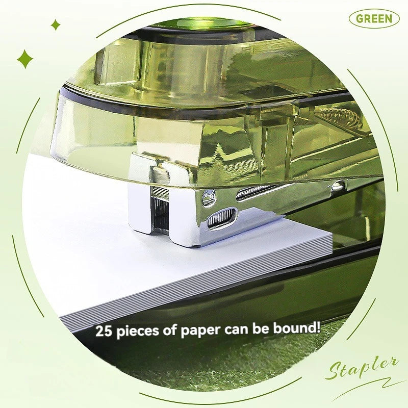 Acrylic Transparent 360° Rotating Stapler – School & Office Rotating Stapler Babs