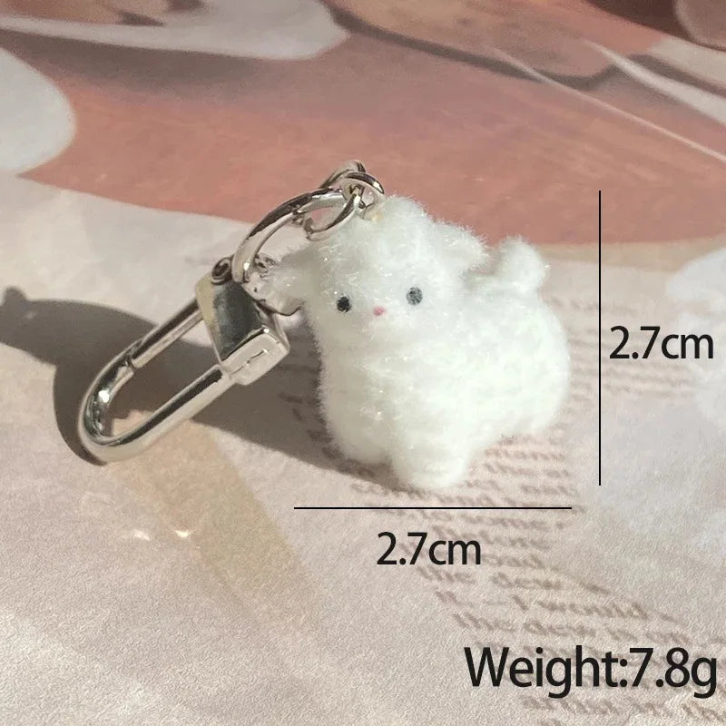 Cute 3D Animal Keychains – Pig, Capybara, Otter & Sheep Resin Animal Keychain Charm Babs