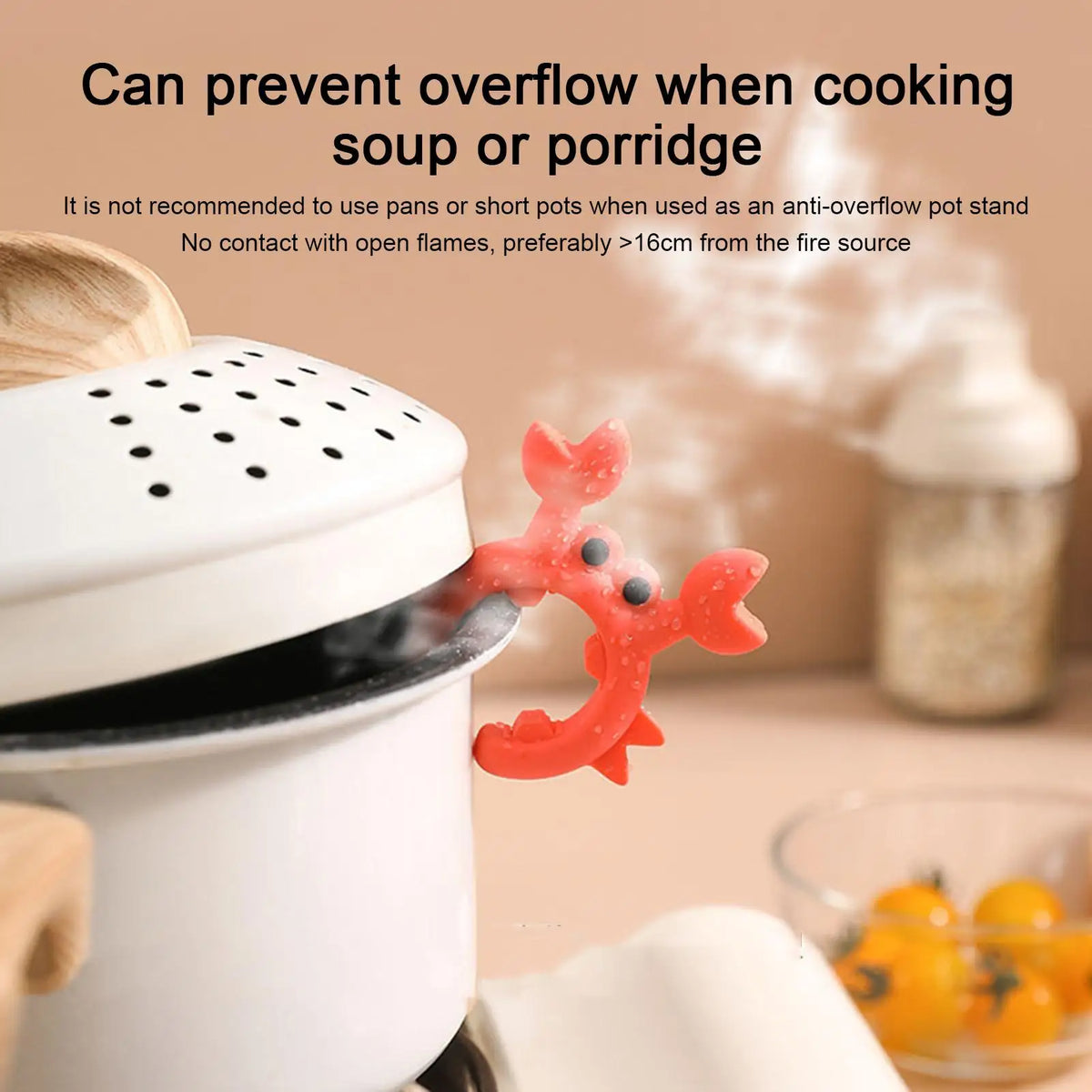 Crab Silicone Utensil Rest – Spoon & Spatula Holder Silicone Utensil Rest Babs