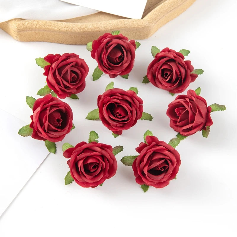 Silk Rose Artificial Flowers for Wedding, Wreath & Home Décor Artificial Silk Flowers Babs color 5 40 pcs