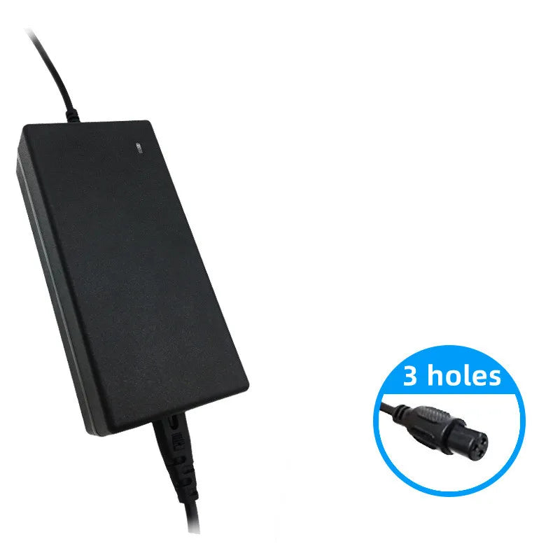 54.6V 2A Charger for 48V 13S Li-ion Skateboard Battery Lithium Battery Charger Babs charge port 9mm US