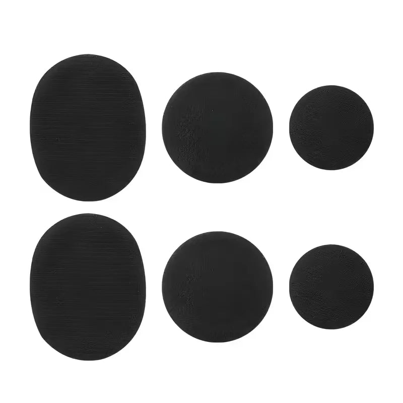 6-Pack Self-Adhesive Shoe Repair Patches – Anti-Wear Leather Shoe Repair Patches Babs black