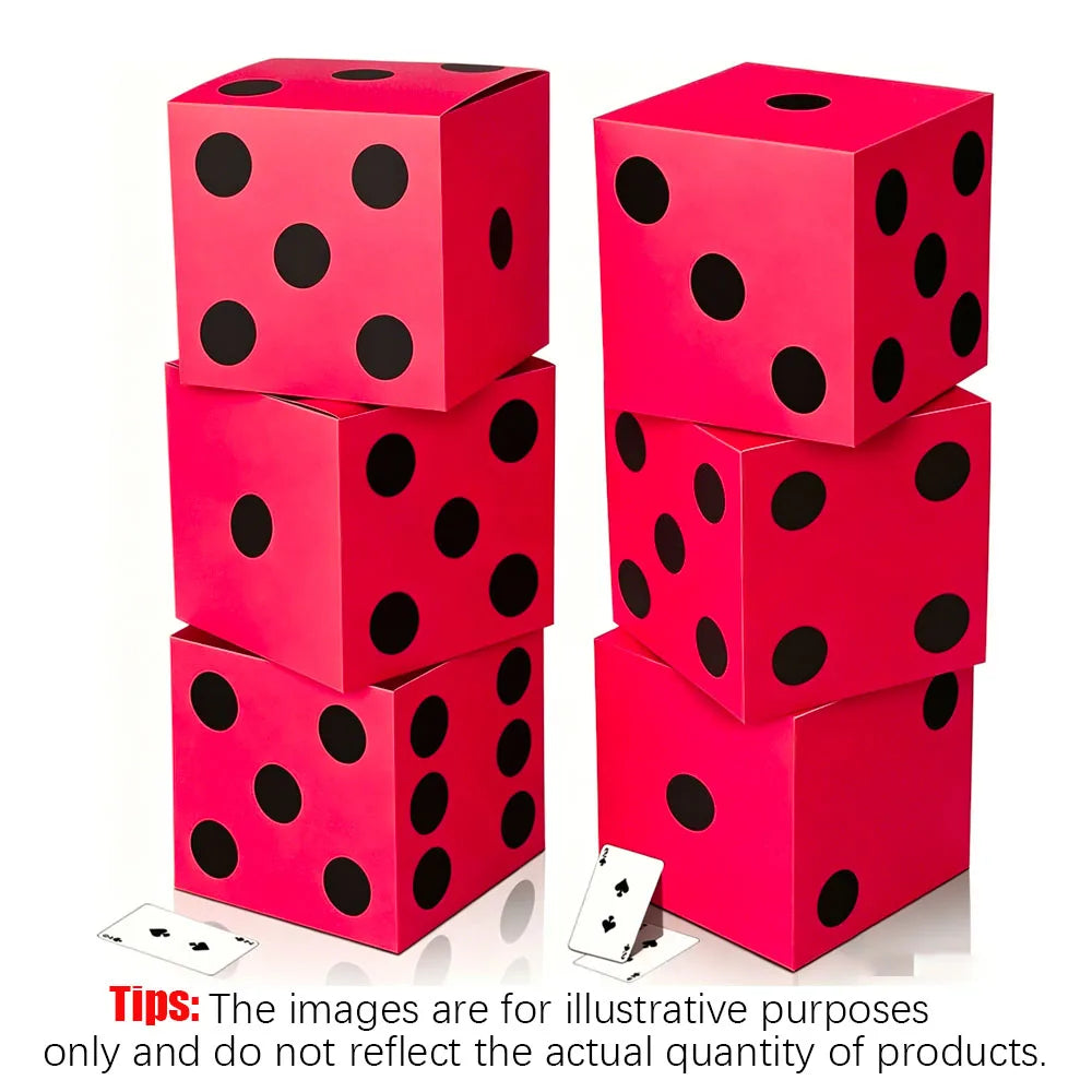 28CM Jumbo Dice Gift Box – Party Photo Prop & Game Decoration Party Photo Prop Babs RB 28cm 1PC