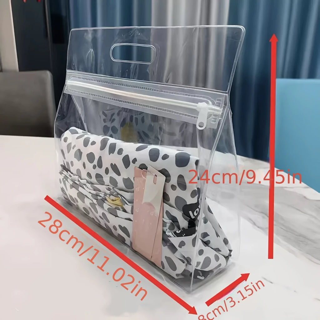 Clear Beach Tote Bag – Waterproof PVC, Stadium Approved XL Clear Tote Bag Babs