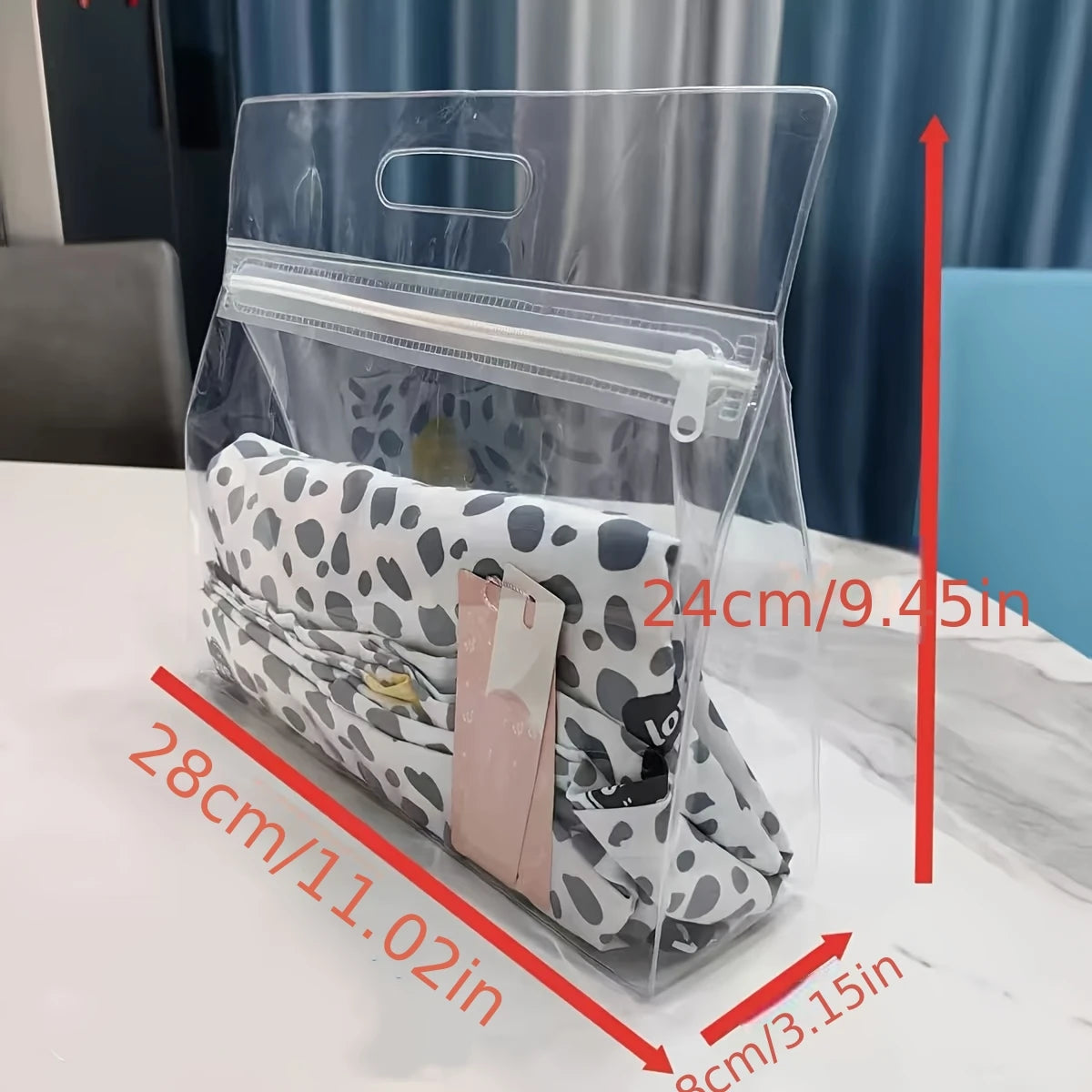 Clear Beach Tote Bag – Waterproof PVC, Stadium Approved XL Clear Tote Bag Babs