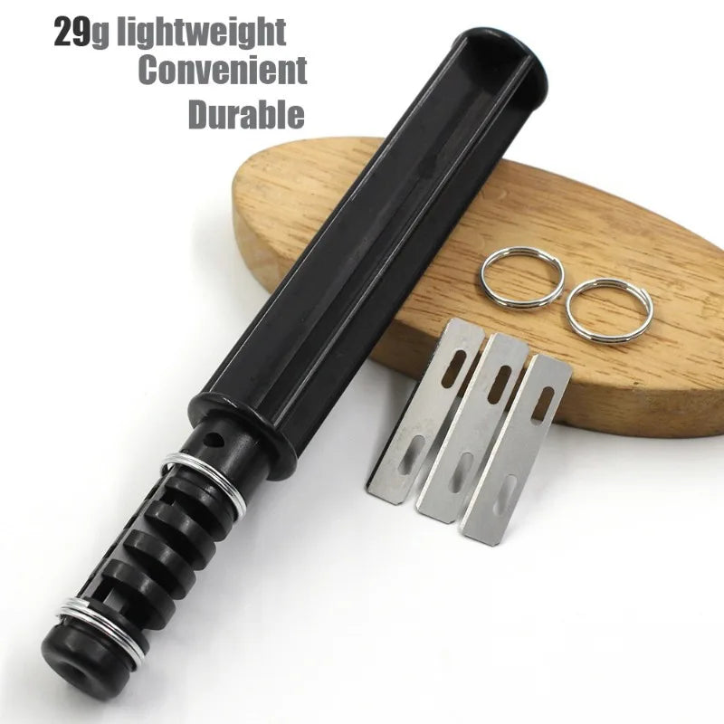 Leather Strip Cutter Tool – Leathercraft Knife with 3 Blades Leather Cutting Tool Babs