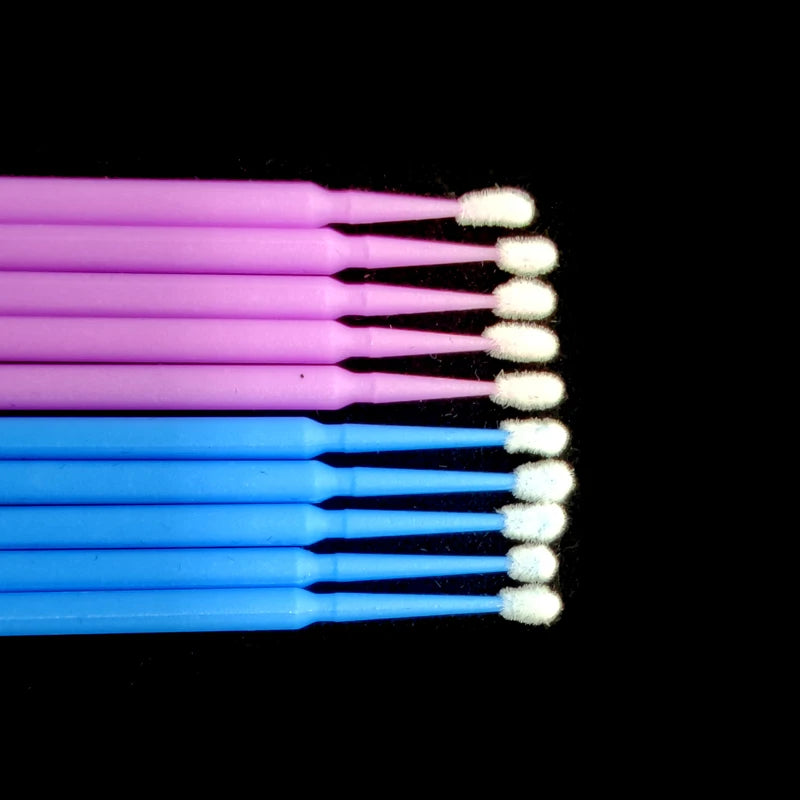 100Pcs Car Touch Up Paint Micro Brush Applicator Sticks 1.5mm Micro Brush Applicators Babs