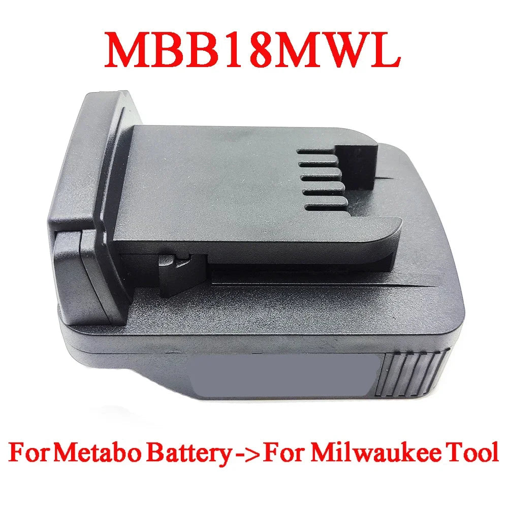 Metabo 18V Battery Adapter for Makita DeWalt Bosch Milwaukee Battery Adapter Babs MBB18MWL