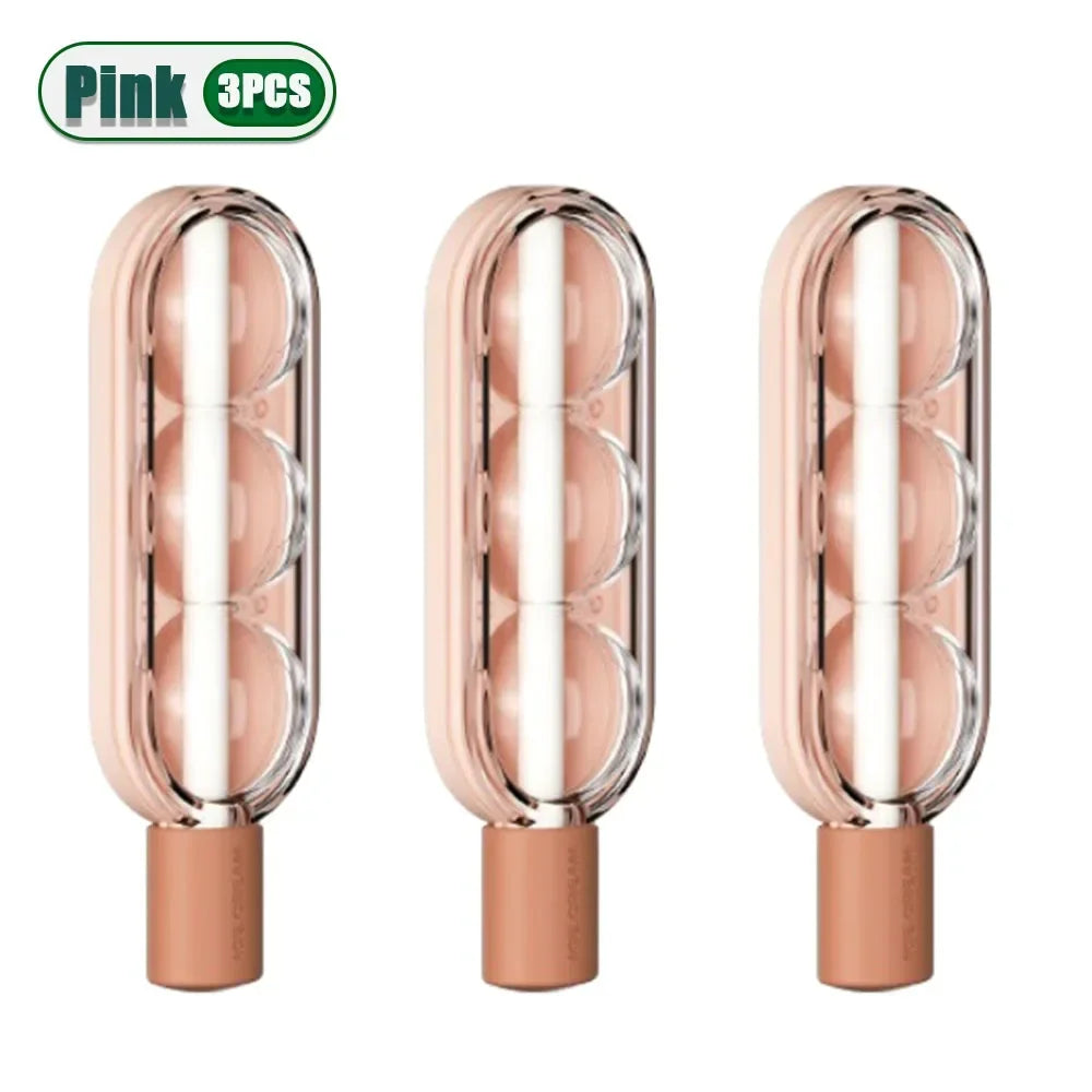 Reusable Silicone Ice Pop Mold Set – DIY Popsicle & Ice Tray Ice Pop Mold Set Babs Pink-3PCS