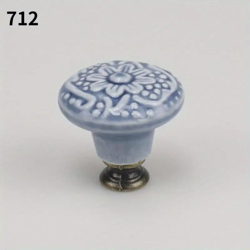 2pcs Ceramic Drawer Pull Handles – European Cabinet Knobs Cabinet Drawer Knobs Babs 712-2PCS
