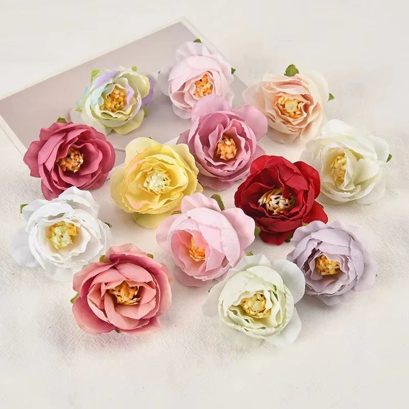 Artificial Silk Rose Clips – Wedding, Home & DIY Decor 15/30pc Artificial Silk Flowers Babs