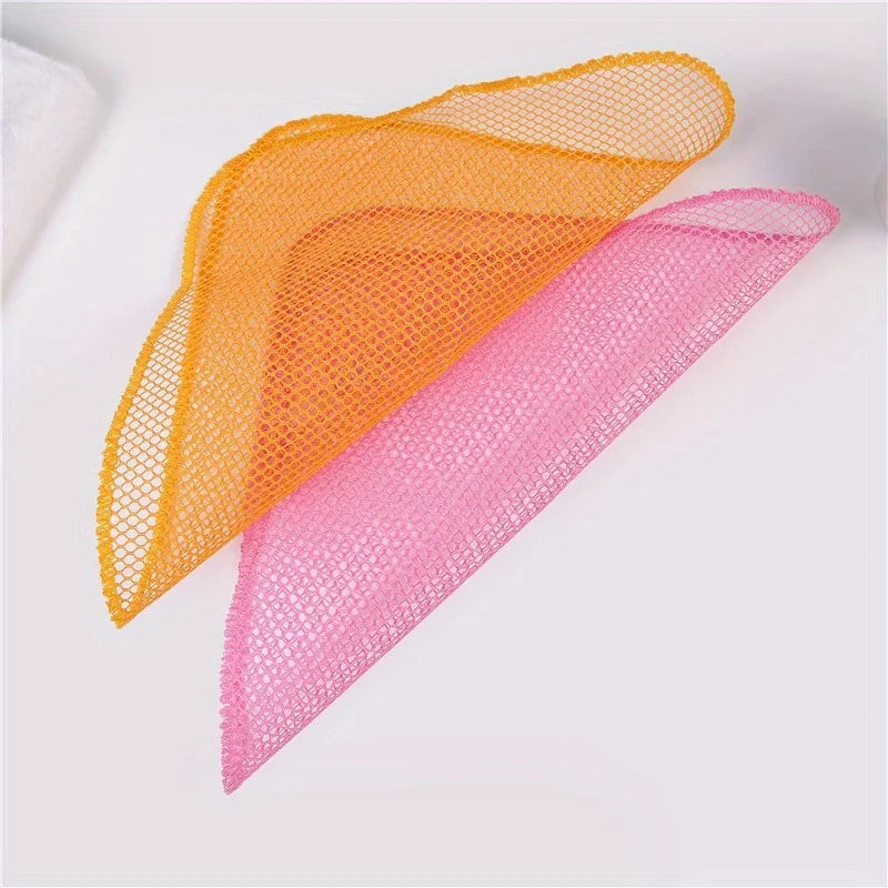4pcs Non-Stick Mesh Dish Cloths & Kitchen Scouring Pads Kitchen Cleaning Pads Babs