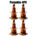Halloween Ghost Cake Stand & Dessert Tray | Party Centerpiece Party Dessert Stand Babs Pumpkin-4PC