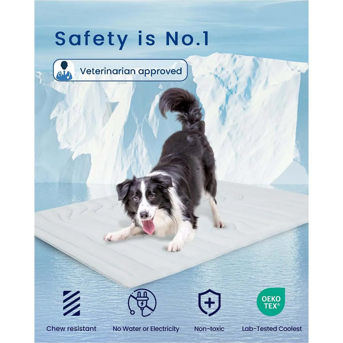 Reusable Pet Cooling Mat – Self-Cooling Pad for Dogs & Cats Pet Cooling Mat Babs