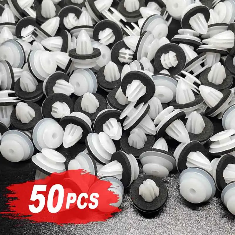 Universal Auto Fastener Clips – Bumper, Door & Trim Rivets Auto Trim Fastener Clips Babs 50pcs