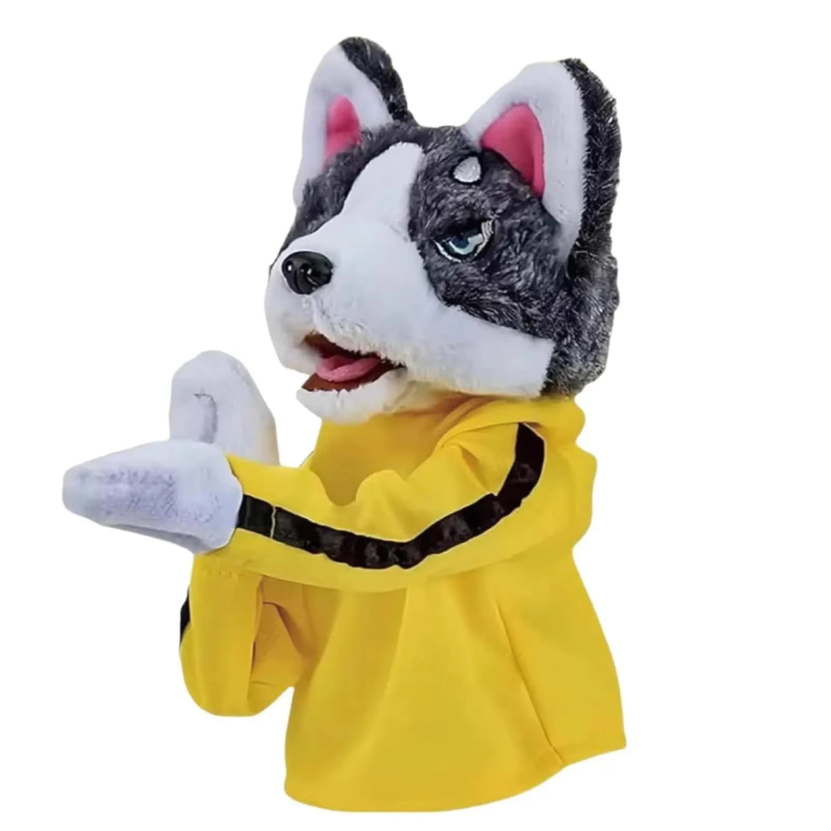Husky Boxing Dog Hand Puppet Plush Toy – Interactive Fun Gift Hand Puppet Toy Babs 1pcs