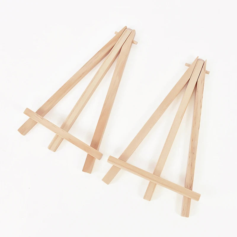 5-Pack Wooden Mini Easel Stands for Wedding, Photo & Art Display Mini Easel Stand Babs