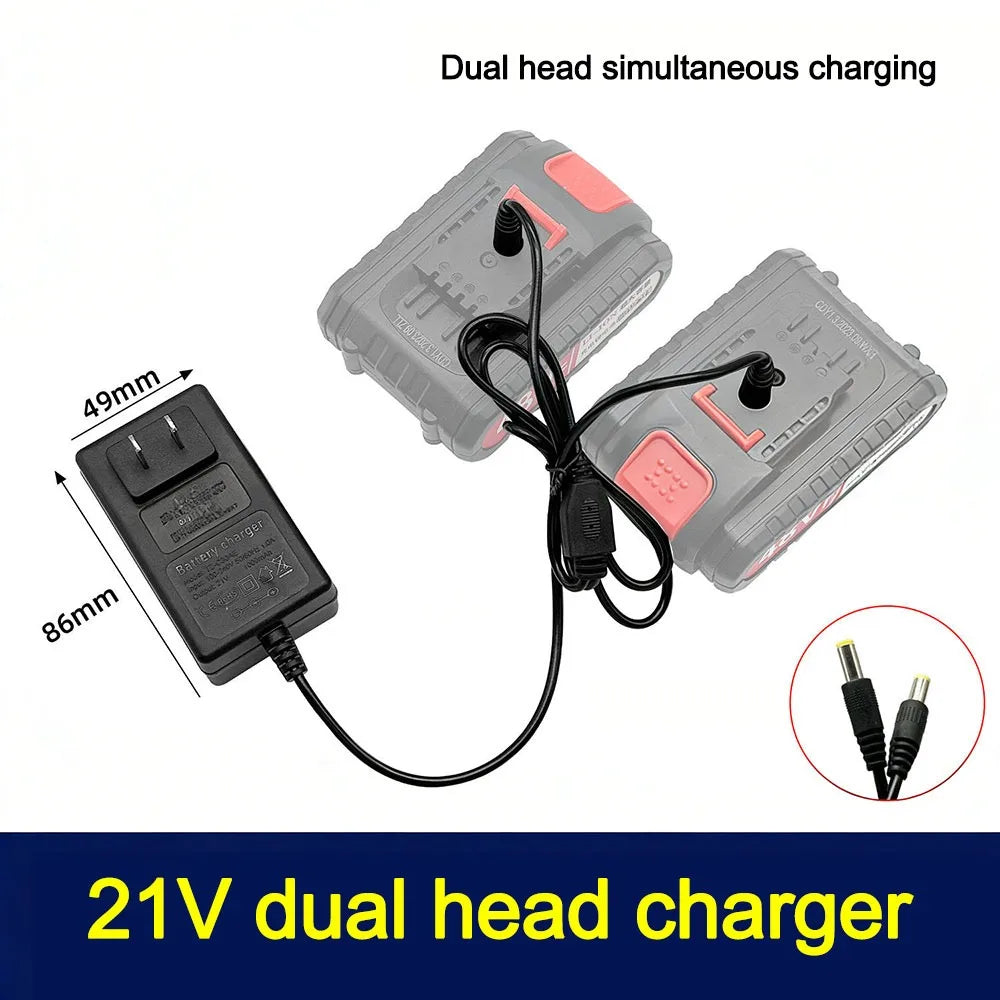 Universal 21V Lithium Dual-Port Power Tool Battery Charger Power Tool Charger Babs A4
