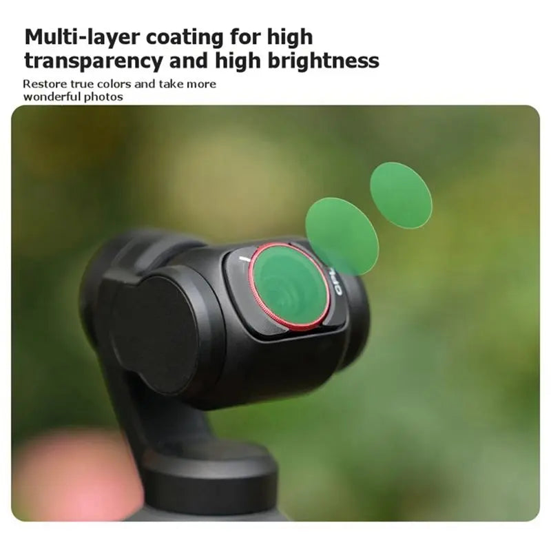 ND Filter Kit for OSMO Pocket 4/3 – MCUV ND8 ND16 ND32 ND64 Camera Lens Filter Kit Babs