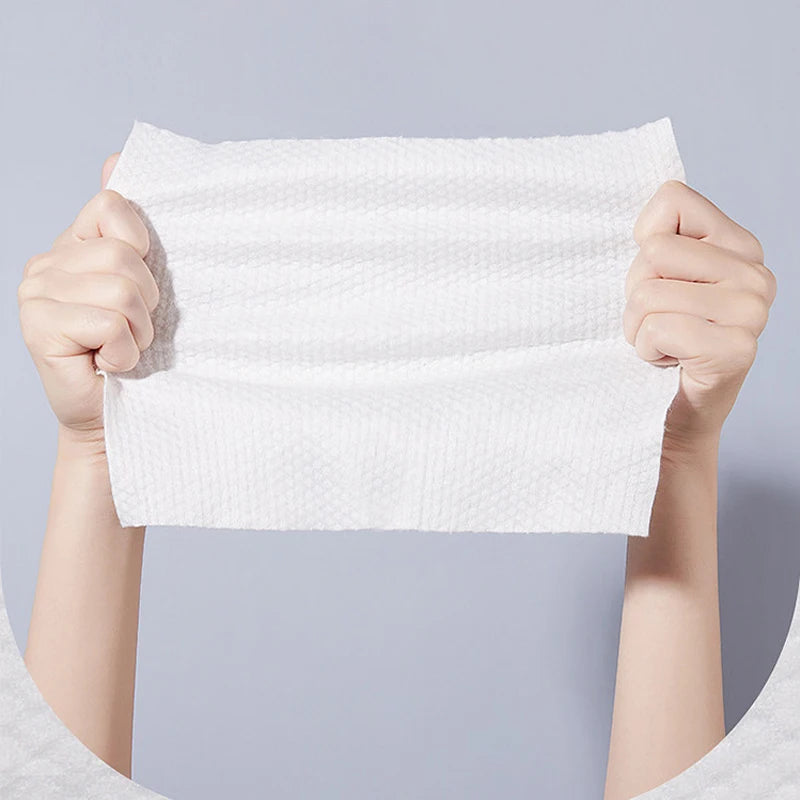 50-Pack Disposable Microfiber Face Towels – Spa, Travel & Home Disposable Face Towel Babs