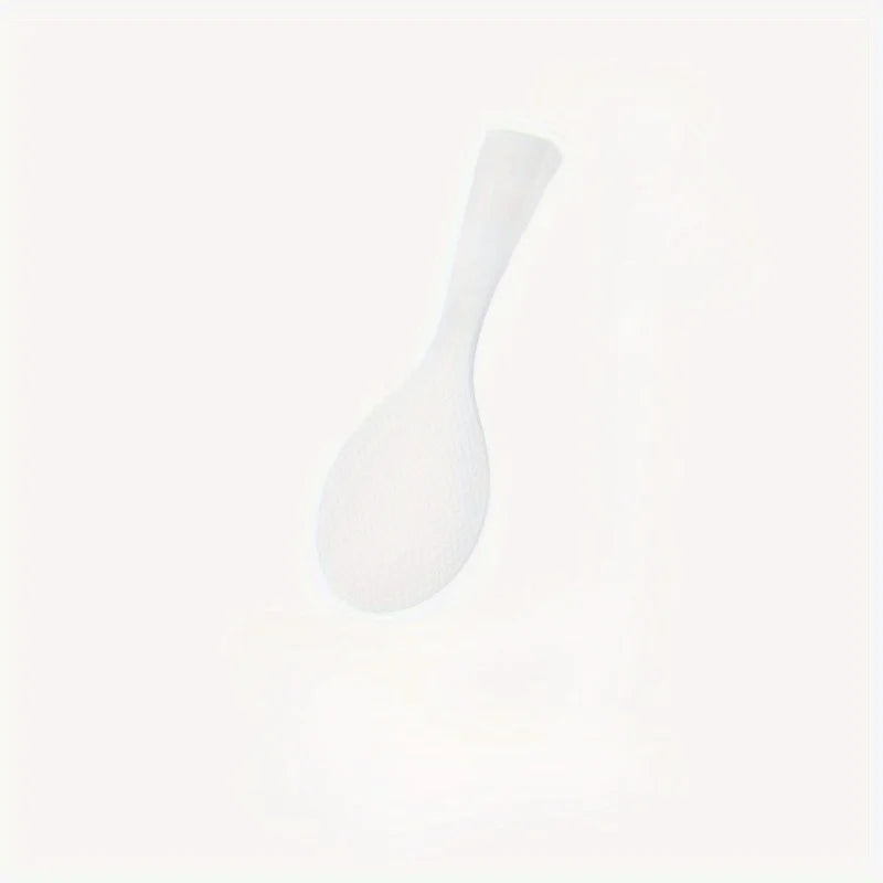 Silicone Rice Spoon – Heat Resistant Non-Stick Serving Spoon Silicone Serving Spoon Babs white