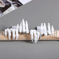 2Pcs 3D Printed Horror Bookmarks – Creative PLA Page Markers 3D Printed Bookmark Babs White