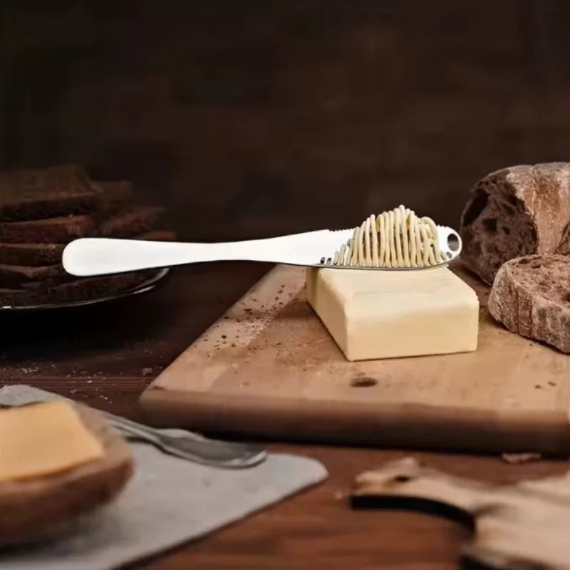 3-in-1 Stainless Steel Butter & Cheese Knife with Holes Cheese Butter Knife Babs