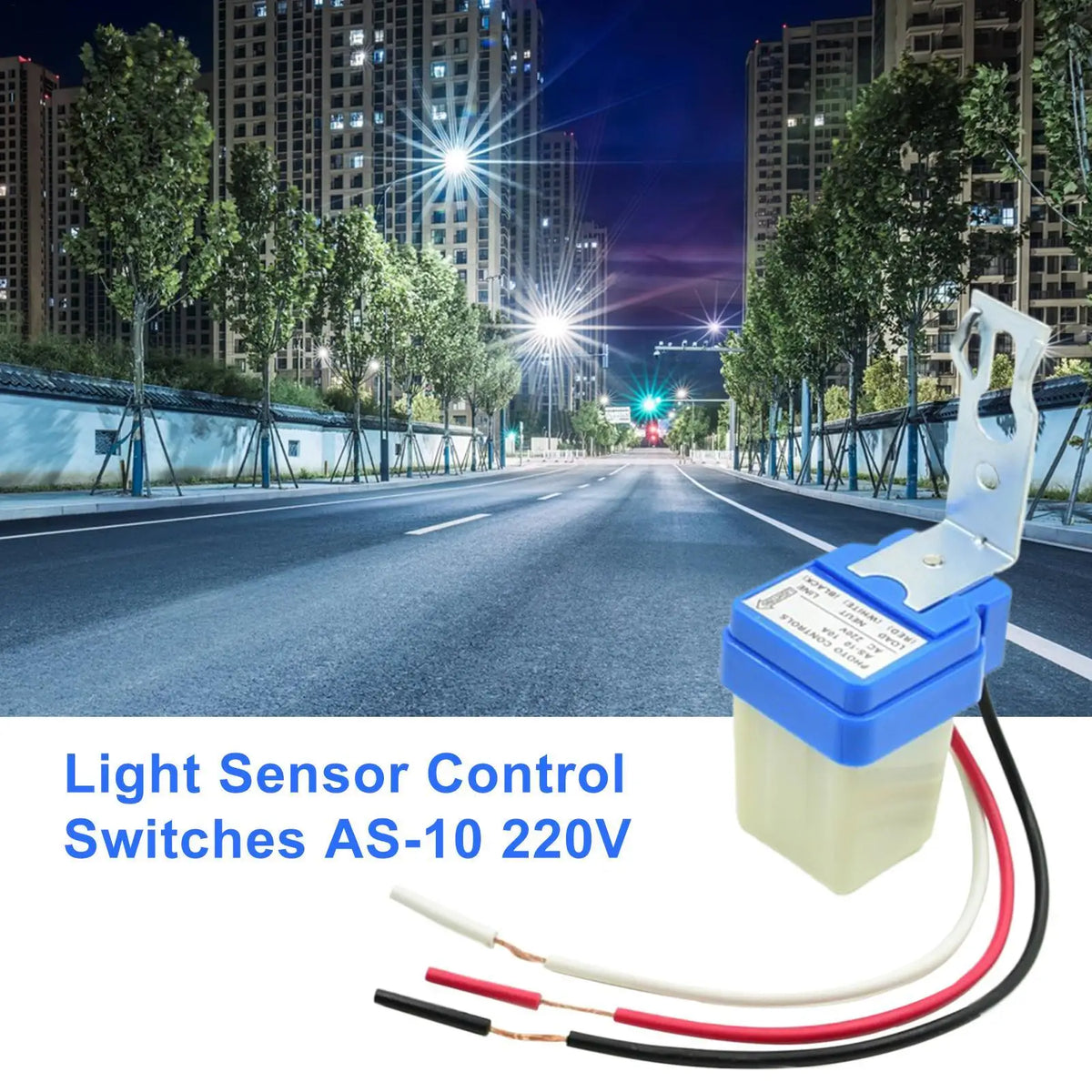220V Photocell Sensor Switch – Auto On/Off Street Light Control Photocell Sensor Switch Babs