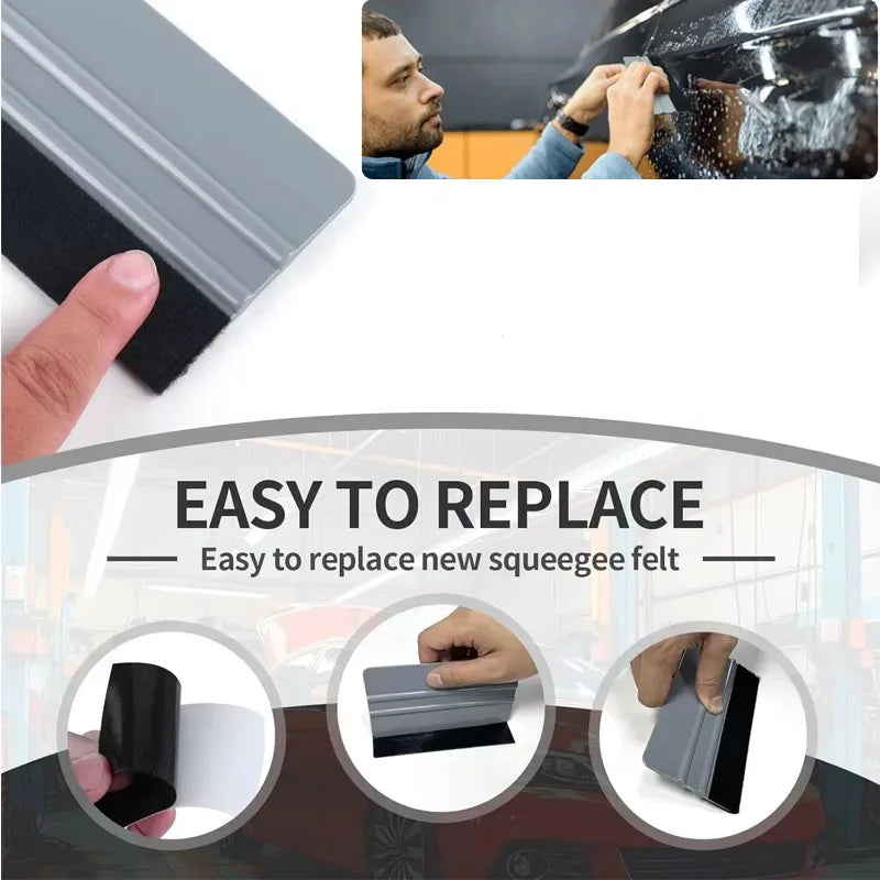 Vinyl Wrap Squeegee Scraper Kit – Scratch-Free Car Film Tool Vinyl Wrap Squeegee Babs