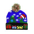 LED Light-Up Christmas Knitted Beanie Hat – Kids & Adults Light-Up Beanie Hat Babs B 1Pcs