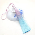 Hand-Dyed Gradient Tassel Pendants | DIY Drop Earring Supplies Tassel Craft Pendants Babs blue