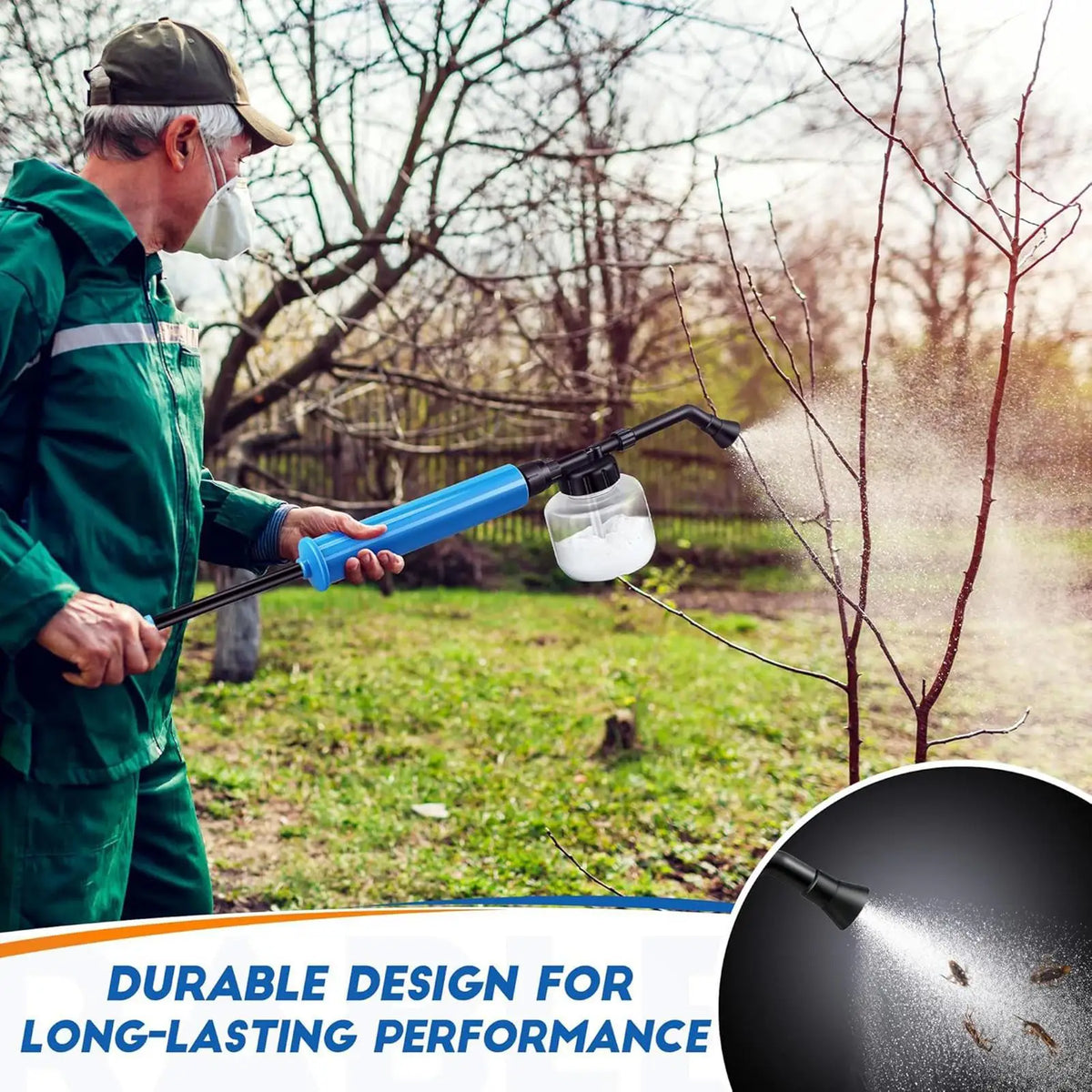 Garden Powder Applicator & Pollen Duster – 250ml Tank Garden Powder Duster Babs