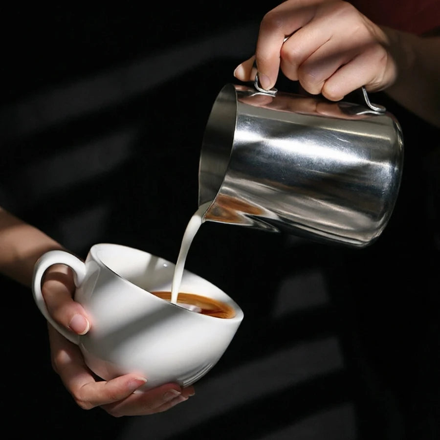Stainless Steel Milk Frothing Pitcher for Latte Art & Espresso Milk Frothing Pitcher Babs