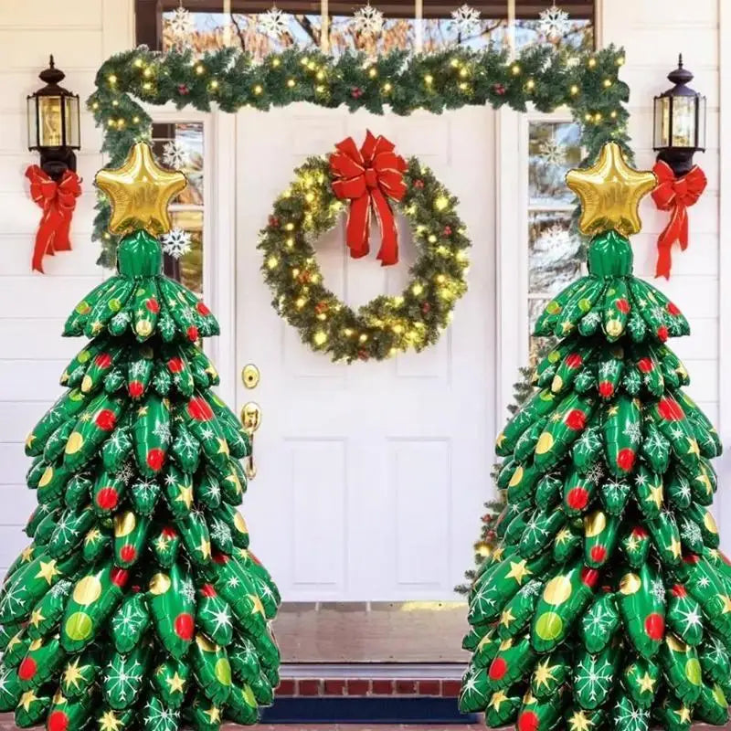 3D DIY Inflatable Christmas Tree Balloon Decoration Set Inflatable Christmas Décor Babs