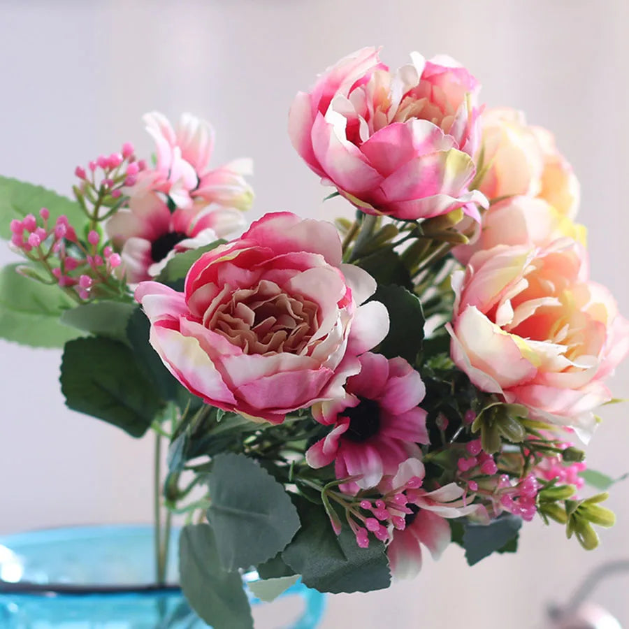 Silk Peony Artificial Flowers – Wedding & Home Garden Decor Artificial Silk Flowers Babs